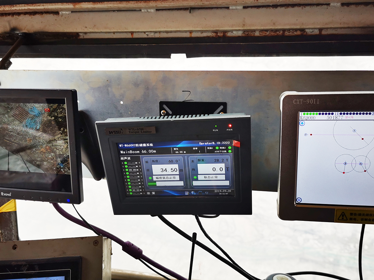 微特塔機防碰撞系統(tǒng)應(yīng)用于西藏用戶