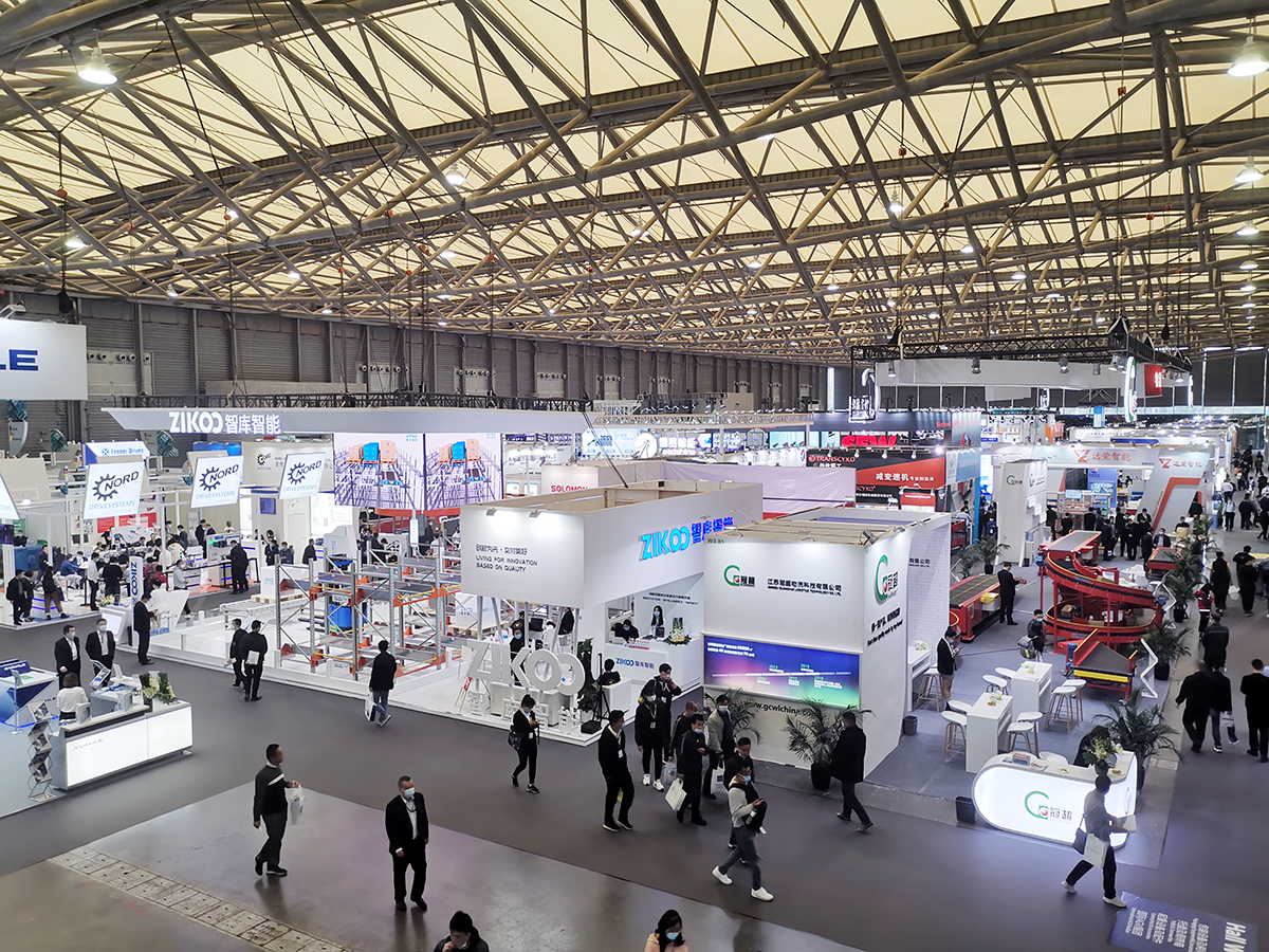 上海新國際博覽中心舉辦的亞洲物流技術(shù)與運(yùn)輸系統(tǒng)展覽會現(xiàn)場